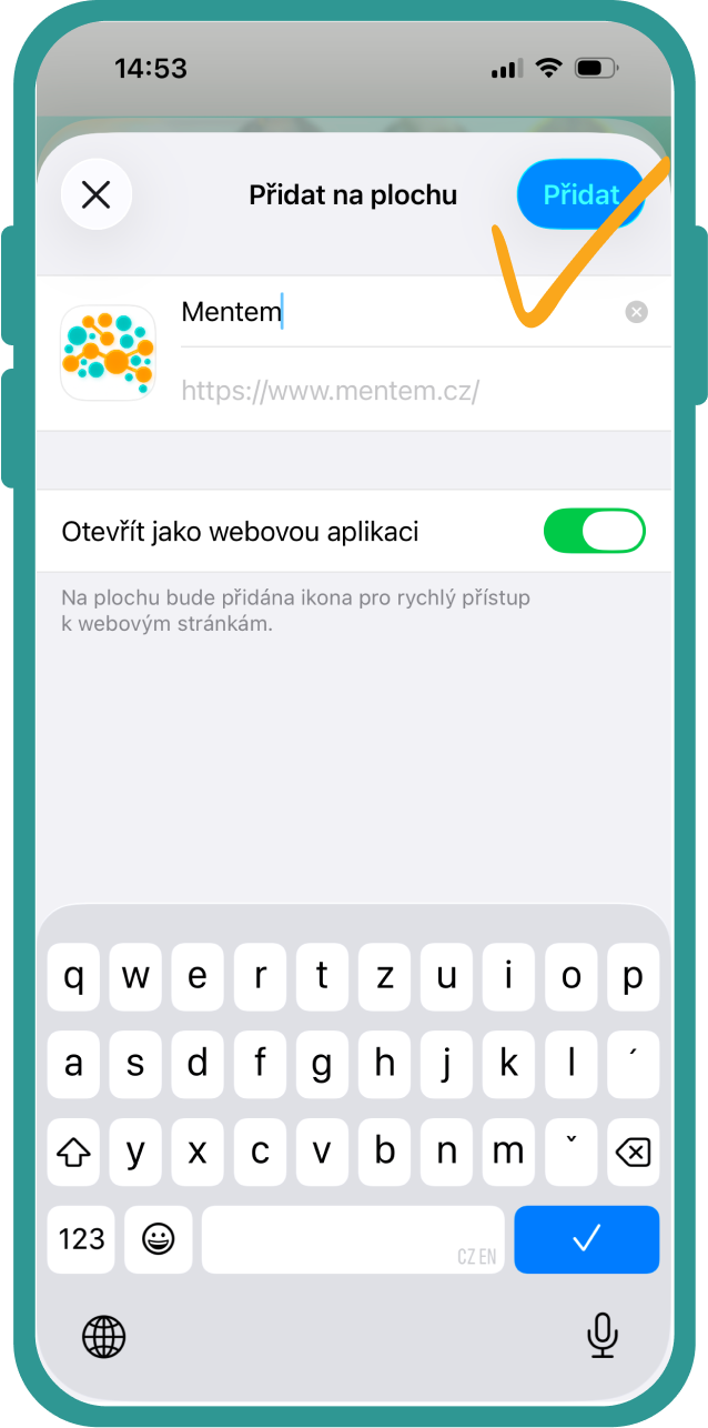Just confirm the action by clicking the "Add" button in the upper right corner of the screen.