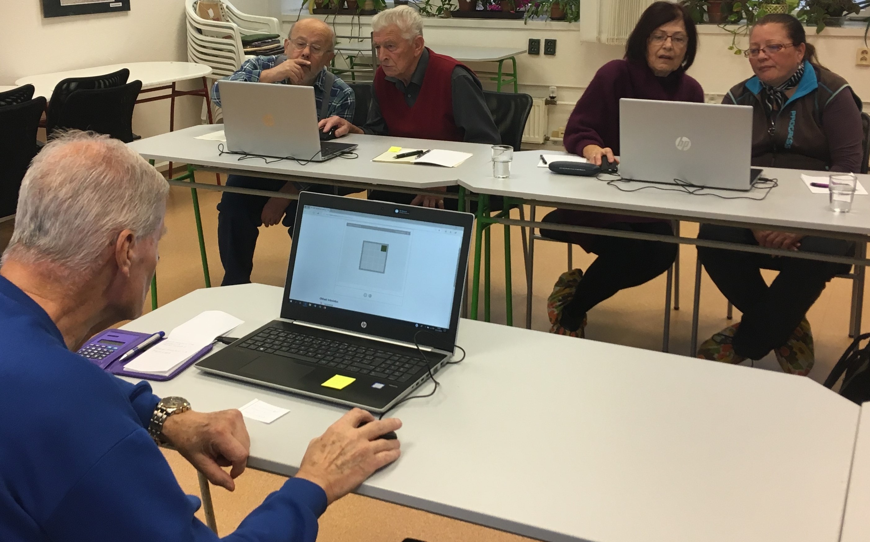 Workshop at the Senior Club in Rožnov pod Radhoštěm